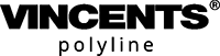 VINCENTS POLYLINE Официальный логотип бренда VINCENTS POLYLINE