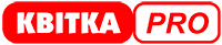 Офіційний логотип бренду КВІТКА PRO